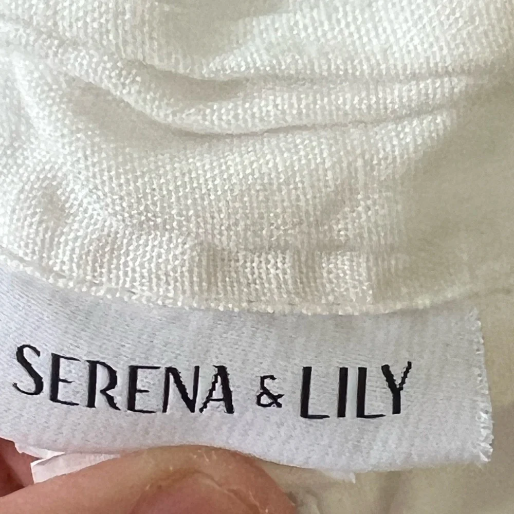 Serena & Lily Linen Duvet Cover (F/Q) white